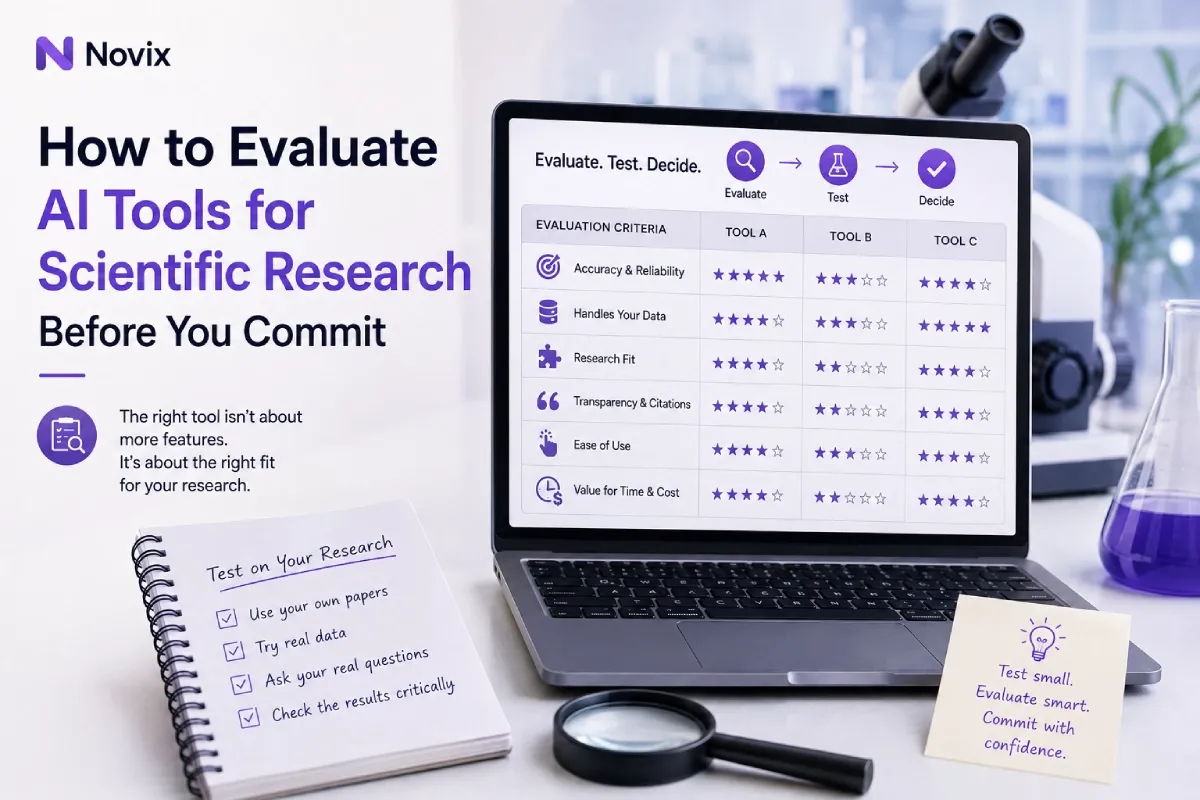 How to Evaluate AI Tools for Scientific Research Before You Commit