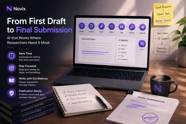 AI Tool for Research Papers: From First Draft to Final Submission